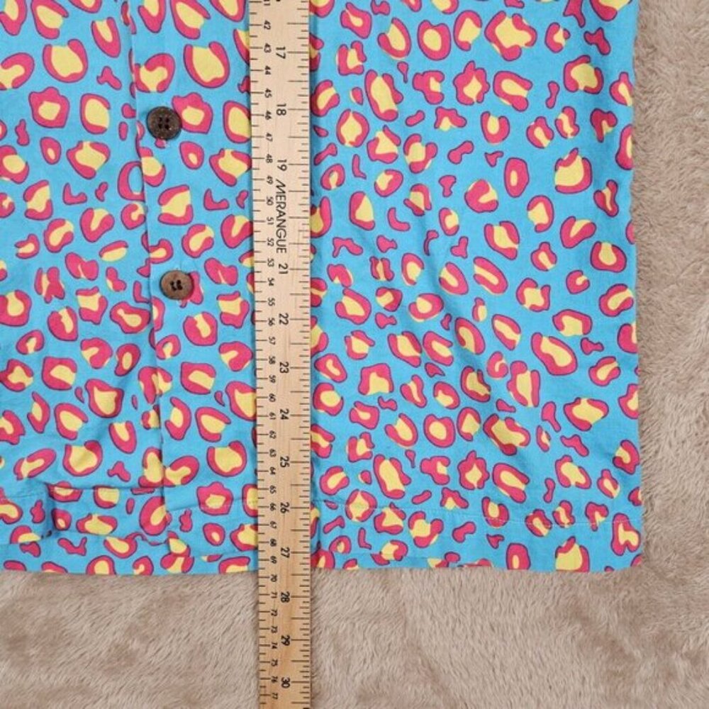 chenaski Shirt Cool Retro Style Pattern 60s 70s Look Funky Button-Down Mens Sz M - Picture 6 of 10